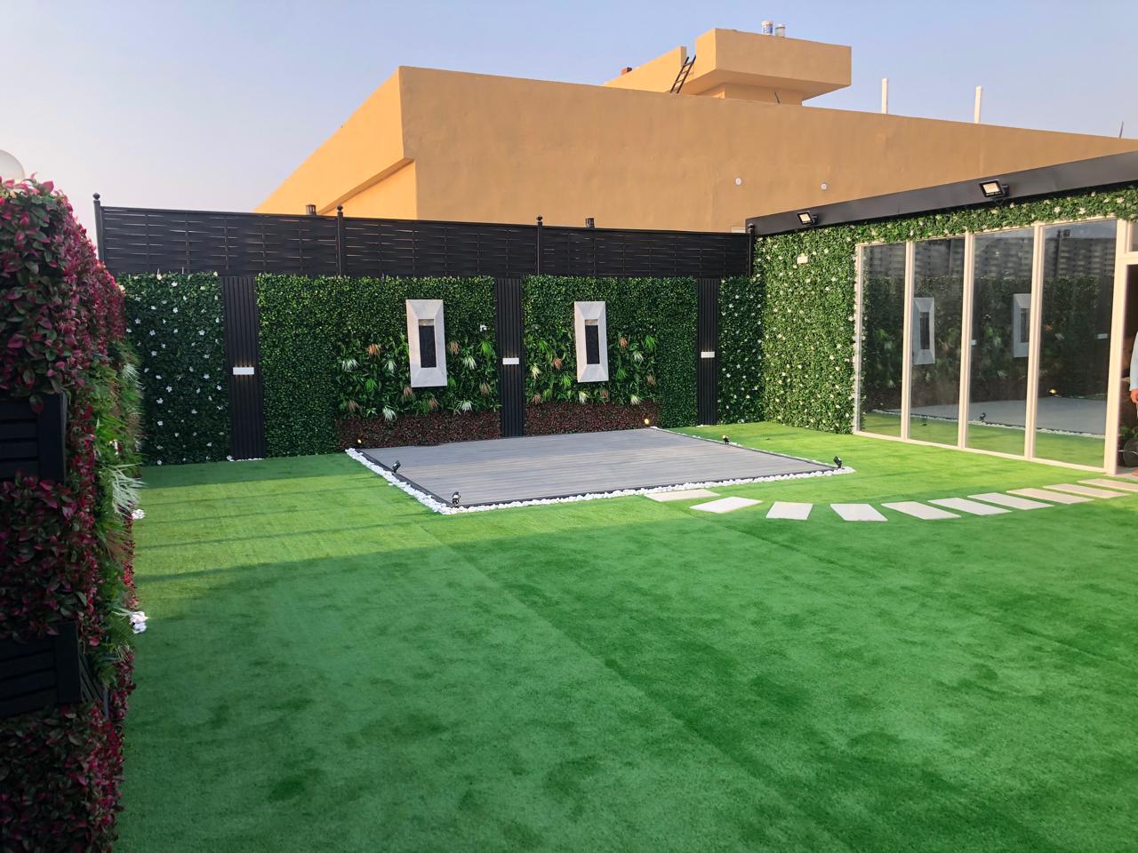 مشروع لاندسكيب متكامل من روائع الزرع